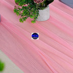 MDS Halloween Chiffon Table Runner - 10 Pack, 29 x 120 Inches, 10ft Each - Sheer Spooky Table Runners for Haunted House Parties, Trick-or-Treat Tables, Witchy Décor, Wedding & Events - Coral
