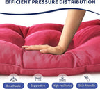 IPYNBAP Outdoor Bench Cushion, 59x18x5 Inch, Waterproof Bench Cushion for Outdoor/Indoor Furniture, Tufted Patio Bench Seat Cushion, Fade Resistant Outdoor Cushions for Porch Swing Couch, Burgundy