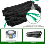 Bird Netting, 25 x 50 FT Heavy Garden Netting Reusable Protective Garden Netting for Plants Fruit Trees Vegetables Against Birds and Other Animals