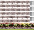 Landscape Edging Garden Edging Border Faux Stone Edging,17FT x 2.75 in Tall