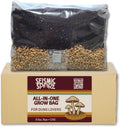 5 lb Mushroom Grow Bag – Sterilized All-in-One Bag with Injection Port – Organic Rye and CVG