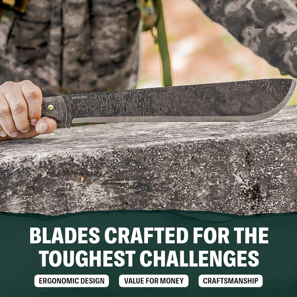 Condor Tool & Knife Outdoor Machete with Micarta Handle