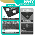 Royal Shade 50% Black Shade Cloth Custom Size 8FT x 82FT Mesh Tarp with Grommets for Garden Patio, Plant Shading, Greenhouse, Pergola, Chicken Coop, Dog Kennel, Lawn. (We Make Custom Size)
