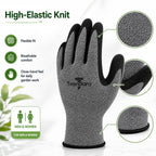 Trendara 8 Pairs gloves for men gardening gloves,garden gloves for women,Breathable latex dipped gloves,Suitable for weeding and warehouse handling
