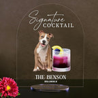 Pet Signature Drink Wedding Signs