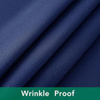 Biscaynebay Textured Fabric Tablecloths 70x108 Inches Rectangular, Navy Water Resistant Tablecloths for Dining, Kitchen, Wedding and Parties etc. Machine Washable