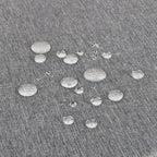 Outdoor Tablecloth Wrinkle-Free Stain Resistant Waterproof Polyester Fabric Table Cover with Zipper Umbrella Hole for Picnic/Party/Dinner/Patio Garden(60inch Round,Zippered,Grey)