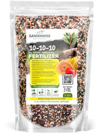 10-10-10 Plant Fertilizer Slow Release - 10 10 10 All Purpose Granular Garden Fertilizer for Vegetables, Tomato, Arborvitae, Shrubs, Rose, Flowers, Fruit, Fig Trees (3 QUARTS)