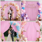 40x10ft Backdrop Curtains for Parties, 8 Panels 5x10ft Curtains Photography Drapes Rod Pocket Curtain Backdrop for Birthday Wedding Baby Shower Home Decor