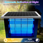 Powerful Solar Bug Zapper Outdoor for 2000 sq.ft with 13FT Extension Cord, Poartable Rechargeable Mosquito Zapper with High Powered, Cordless Solar Fly Zapper for Patio Garden Backyard RV Camping