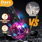 Ollny Outdoor Lights 30FT 30Bulbs, RGBW Color Changing String Light, Plug in Remote Waterproof Shatterproof Timers G40 Patio Lights for Outside Balcony Porch Camping Deck Yard