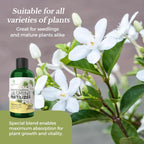 Professional Liquid Jasmine Fertilizer | 3-1-2 Concentrate for Plants and Flowers | Multi-Purpose Blend & Gardening Supplies | 8 oz Bottle (Jasmine)
