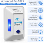 Ultrasonic Pest Control Repeller (2-Pack) Plug in Flea Rat Roach Mosquito Cockroaches Rodent Spider Scorpion Fruit Fly Insect Indoor Plug Repellent