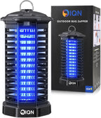 Bug Zapper Outdoor, Plug in Electric Mosquito Fly Zapper w/ 15W Light & 4200V Grid & on/Off Switch, Mosquito Traps & Killer for Indoor, Kitchen, Patio, Backyard and More (Black)