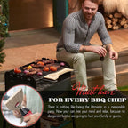 Wood Grill Scraper - Wooden BBQ Grill Brush Cleaner Alternative - Enjoy Safe & Bristle Free Barbecue