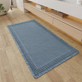 RESARE Waffle Bathroom Runner Rugs, Super Absorbent Bath Mat Non Slip Washable Quick Dry, Upgraded Ultra Soft Boho Bath Rugs with Tassels for