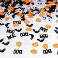 Halloween Party Table Scatter Confetti, 3000 Pcs Black and White BOO Foil Metallic Confetti for Halloween Party Table Decorations