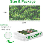 FOTMISHU Garden Netting 10x33FT 2 Packs Ultra Fine Mesh Netting Bird Barrier Protection Vegetable Fruit Tree Bushes Plant Cover for Raised Bed