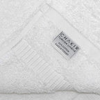 Chakir Turkish Linens 100% Cotton Premium Turkish Towels for Bathroom | 16'' x 30'' (4-Piece Hand Towel, White)