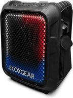 ECOXGEAR: EcoBoulder Ultra – 121dB Loud Rugged Bluetooth 5.1 Speaker, IP67 Waterproof, Drop and dustproof with Party Lights, 50+ Hours runtime, it Even Floats – Black