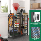 keomaisyto Garden Tool Organizer with Large Hooks, Garage Storage Rack