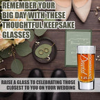 Custom Engraved 2 oz Shot Glass – Personalized Etching – Groomsman & Bridesmaid Gift – Wedding Favor (1)
