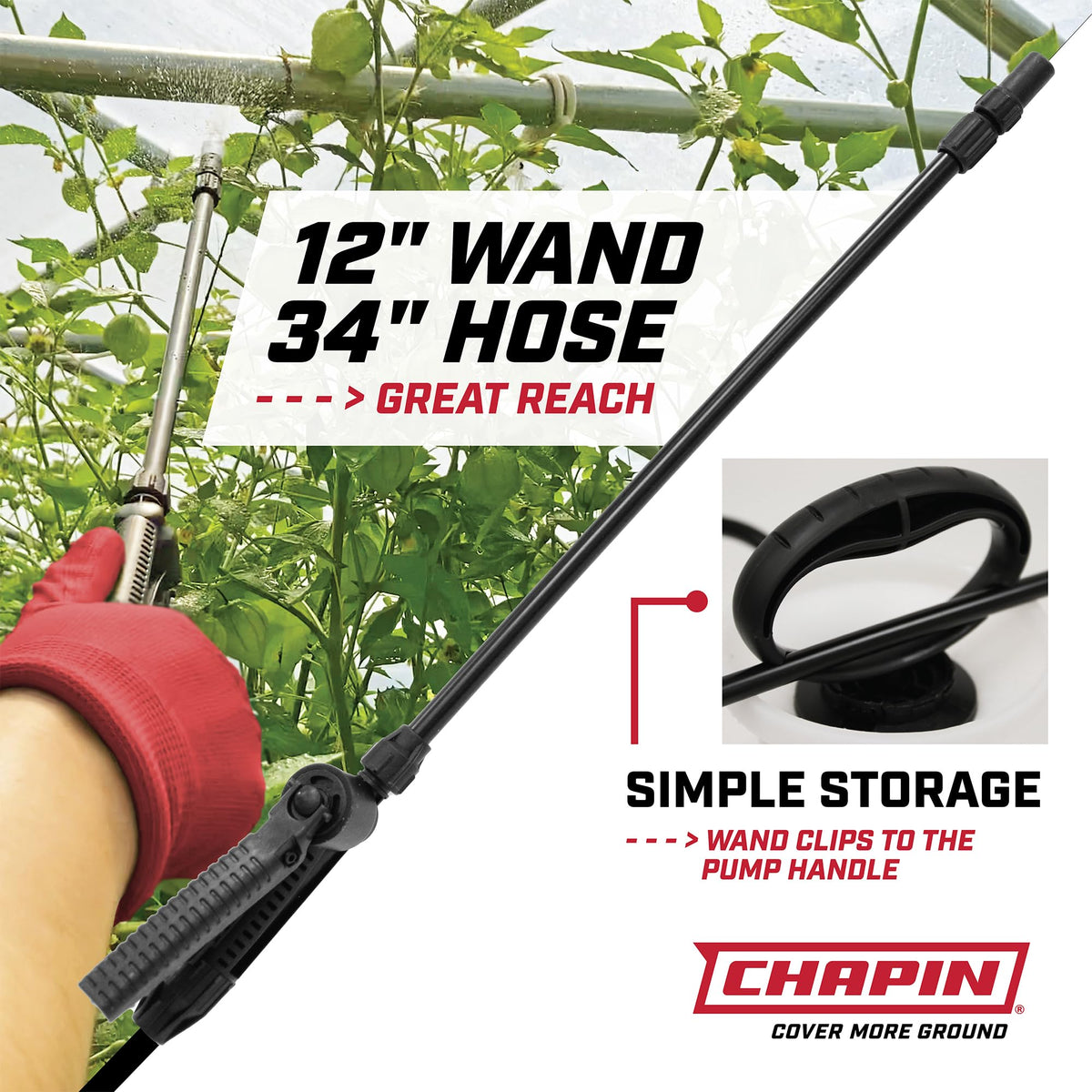 Chapin 2-Gallon Pump Sprayer, Reliable Spray for Daily Use, 2pk