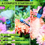 Bonviee Drip Irrigation System Kit for Garden Watering, 230FT Quick Connect