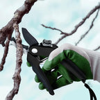 Nevlers 8" Anvil Pruning Shears for Gardening – Garden Shears with Stainless Steel Blades & 8mm Cut Capacity | Hand Pruners for Gardening | Ergonomic Garden Tools | Heavy Duty Scissors w/Safety Lock