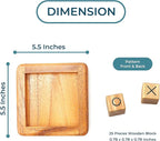 BSIRI Pushing Me Wooden Tic Tac Toe Game- Tabletop Board Games for Farmhouse Decor, Coffee Table Decor, Unique Gifts Fun Gifts for Adults. Perfect for Game Night,Family Games (5 Inch)