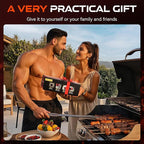 Grill Brush Bristle-Free Steam Cleaning, BBQ Brush Replaceable Heat-Resistant Kevlar Head with Grill Scraper Safe Barbecue Grill Cleaner