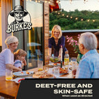 Burke’s Bug Repellent Spray – DEET-Free, Kid & Pet Safe Insect Repellent for Mosquitoes, Ticks, and Gnats – Travel Size, Natural Essential Oils, Outdoor Protection, 6 oz (180mL)