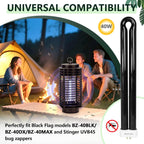 BB-40blk 40W Light Replacement Bulb (1-Pack) | Compatible with Black Flag BZ-40BLK/BZ-40DX/BZ-40MAX & Stinger UVB45 B4045-4 (5500V, 4-Pin Base)