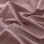 FACE TWO FACE Bedding Duvet Cover Set 3 Pieces 100% Washed Cotton Duvet Cover Linen Like Textured Breathable Durable Soft Comfy (King, Purple Bean Paste)