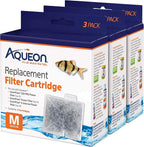 Aqueon Aquarium Fish Tank Replacement Filter Cartridges Medium - 9 pack