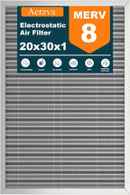 20x30x1 Reusable Air Filter, Washable, MERV 8, Permanent Electrostatic Air Filter, Lasts a Lifetime, Breathe Safely at Home or in the Office