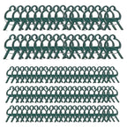 7Queen 80PCS Garden Plant Supports Clips, 2 Sizes Adjusting Reusable Plant Clips for Supporting Stems of Flower Vine Vegetables Tomatoes Climbing