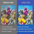 8-Pack Large Replacement Filter Cartridges Compatible with Tetra Whisper Bio-Bag Filters Large Aquarium Filter Cartridges for Whisper 20i/40i IQ20/30/45/60 PF20/30/40/60 Power Filters