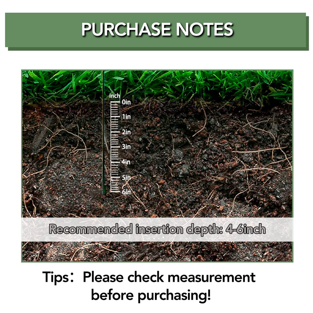 12 Pack 16 Inch Metal Plant Support Stakes for Outdoor Plants and Flowers