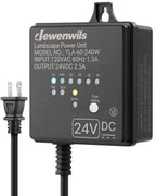 DEWENWILS Low Voltage Landscape Transformer, 60W 120V AC to 24V DC, Landscape Lighting Transformer with Timer & Photocell Sensor, Outdoor Weatherproof for LED Lights, Spotlights, Pathway Lights