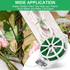 2 Pack Twist Ties, 525 Feet Rustproof Flexible Garden Plant Tie with Cutter