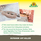 Neudorff Outdoor Ant Killer, Ant Bait Granules 1 lbs Treats up to 2,000 sq. ft. & Lasts up to 4 Weeks, Home Perimeter Treatment for Organic Gardening, Insect Bait Attracts and Kills (1 lb)