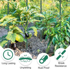 Garden Stakes 55 Inches Steel Plant Stakes Tomato Stakes Garden Poles Pack of 25