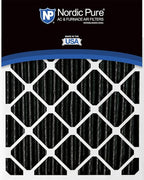 Nordic Pure 20x25x4 (Actual Size: 19 1/2 x 24 1/2 x 3 5/8) Furnace Air Filters MERV 10 Pleated + Carbon 6 Pack