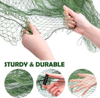 codree 2 Pcs Deer Netting for Shrubs- 7.8 x 7.8 Ft Deer Plant Netting Cover- Reusable Garden Plants Mesh Netting to Protect Undershrub Plant from Deer, Birds and Other Animals