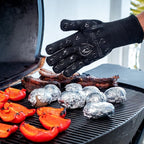 Grill Armor Oven Gloves 932°F Extreme Heat & Cut Resistant Oven Mitts with Fingers for BBQ, Cooking, Grilling, Baking – Accessory for Smoker, Cast Iron, Fire Pit, Camping, Fireplace and More