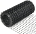 Fencer Wire 16 Gauge Hardware Cloth, Black Vinyl Coated Welded Wire Mesh, Chicken Coop Wire Fence, 1.5 inch x 1.5 inch Grid (3 ft. x 50 ft.)