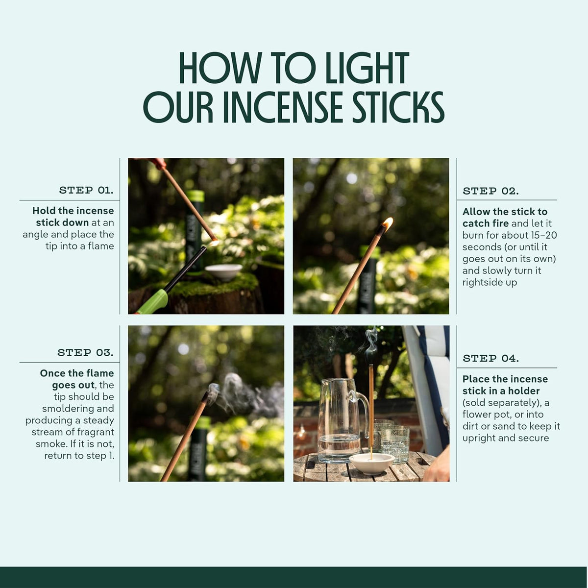 Murphy’s Naturals Mosquito Repellent Incense Sticks, 24 Count, DEET Free Insect Repellent with Citronella for Outdoor Yard, 2.5+ Hours per Stick