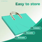 2 Pcs 8 Gallon Rectangle Grow Bags for Growing Potatoes, PE Pots Potato Pots Growing Containers Potato Planter Potato Planter for Growing Potatoes, Green