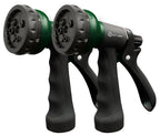 AUTOMAN Garden Hose Nozzle, 2 Pack Water Sprayer Nozzle with 7 Adjustable Watering Patterns,Slip Resistant Nozzle for Plants,Lawn,Washing Cars,Window Cleaning,Showering Pets & Outdoor Fun